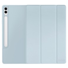 Gsb GSB Galaxy Tab S Pen收納粉彩智慧保護套平板保護殼, 天藍色