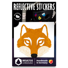 REFLECTIVEBERLIN 反光貼紙 Decal Wolf, 1個, 橘色