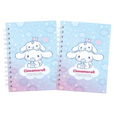 산리오 캐릭터 스프링 노트 B6, 시나모롤, 2개