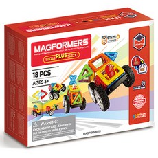 MAGFORMERS Wow Plus組 18入, 1套, 混色