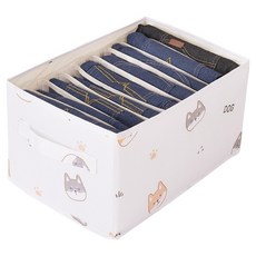 小麥購物 萌趣內褲內衣分收納盒 9格 L2095, 1個, 可愛柴犬 白色