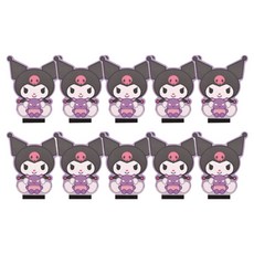 Sanrio 三麗鷗 庫洛米角色便條紙, 10個, 70張, 混合顏色