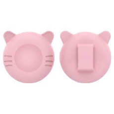 KODACHIEF 반려동물 에어태그 고양이 케이스, 캣 핑크, 2개