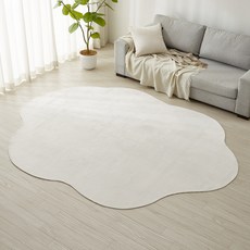 블레딕홈 하이픈 부드러운 사계절 워셔블 발수코팅 비정형 러그