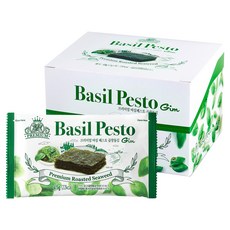 神級配菜 頂級羅勒青醬皺摺巖海苔, 4.5g, 10個