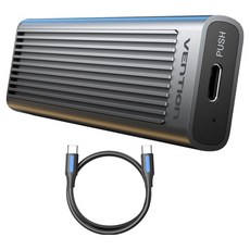 VEnTIOn 威迅 USB 3.2 Gen2 M.2 NVMe SSD SATA 硬碟外接盒 KPLH0, 1個