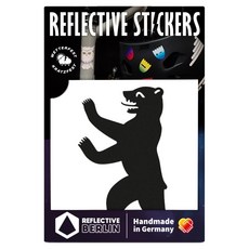 REFLECTIVE BERLIN 反光貼紙 Decal Berlin Bear, BLACK, 1個