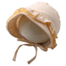 Monsieur女童款格紋雙褶帽