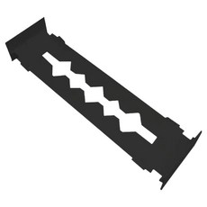 小麥購物 加長伸縮分隔板, 黑色, 1個