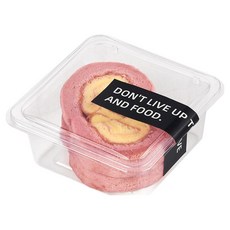 레드캣 낮은 사각 티라미스 보틀 케이크 용기 PET 케이스 400ml, 투명, 50개