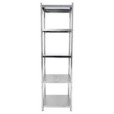 Lifecode 生活密碼 收納王304不鏽鋼夾縫架, 5層, 銀色