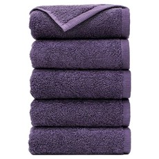 CHUNGMU TOWEL Ashley 現代酒店毛巾 201g 40支 精梳棉, 5條, 紫色