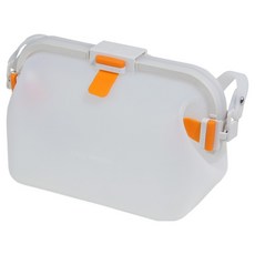 후딱 다용도 방수 실리콘백 파우치 수영가방 2L, 화이트, 1개