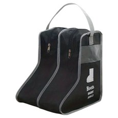 小麥購物 靴子可視收納防塵袋 短款 黑色, 1個, 1入