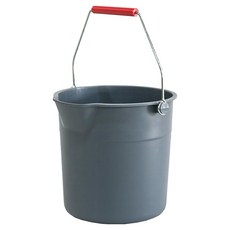 트러스트 철손 원형 버켓 10L, 회색, 1개