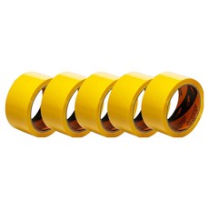 Sinil Tape 彩色封箱膠帶 48mm x 40m, 黃色, 5個