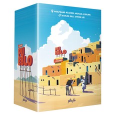 playte Pueblo建築物貼紙包含迷你桌遊, 1個, 混合顏色