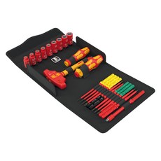 Wera KK VDE 24 Allrounder Set 1 絕緣螺絲起子套筒組 006632, 1套, 25種