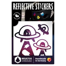 REFLECTIVE BERLIN 反光貼紙 Decal UFO, 1個, 太空