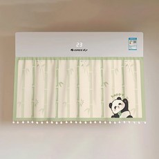 애니멀 벽걸이형 에어컨 커버, 판다