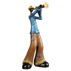 Ez2mk IT170 Creative 뮤직 밴드 선반 캐비닛 인테리어 장식 트럼펫, 혼합색상