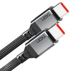 티엑스온 USB C to C 고속 충전 케이블, 1개, 그레이, 0.2m