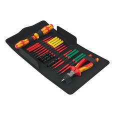 Wera KK VDE 17 extra slim 2 Tool Finder 絕緣棘輪多功能綜合套組 006610, 1套, 18件