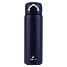 산테코 앤젤스 원터치 텀블러, 미드나이트블루, 1개, 450ml