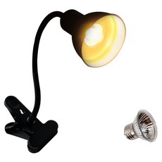 아마존 파충류 양서류 할로겐 클립타입 조명 + 램프 세트 25W AMZ-C07, 블랙, 1세트 블랙, 1세트