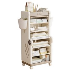 lilikoko 哩哩摳摳 小鱷魚可移動書架, 棕色, 7層