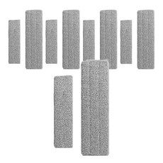 升級刮水板 加寬免彎腰噴霧拖把 大小替換拖布 5個, 1組