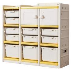 lilikoko 哩哩摳摳 2號收納架 組合7, 琥珀黃, 5層