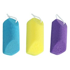 소아레 스펀지 발 각질제거기 랜덤발송, 11g, 3개, 1개입