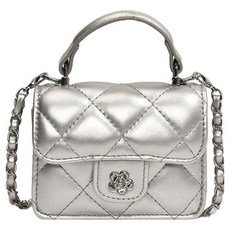 HARAROI 女童經典絎縫手機迷你斜揹包