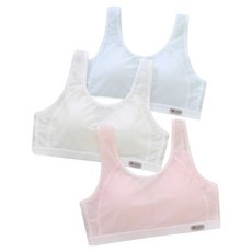 IBboom 少女涼感網眼2階段學生一體成型內衣3件組 Y06