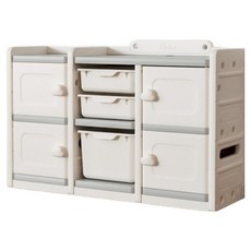 lilikoko 哩哩摳摳 2號收納架 組合3, 3層, 暮雲灰