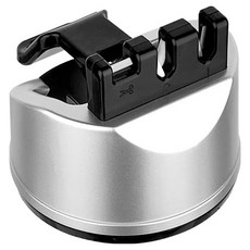 Jinny Company 便利吸盤式三段磨刀器, 1個, 混合色