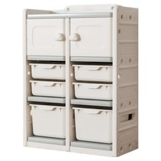 lilikoko 哩哩摳摳 2號收納架 組合6, 暮雲灰, 4層