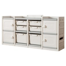 lilikoko 哩哩摳摳 2號收納架 組合4, 3層, 暮雲灰