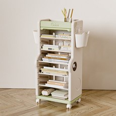 lilikoko 哩哩摳摳 小狗可移動書架, 7層, 千禾綠