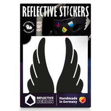 反光柏林 反光貼紙 Decal Wings, 1個, 黑色