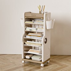 lilikoko 哩哩摳摳 小狗可移動書架, 7層, 秋杏棕