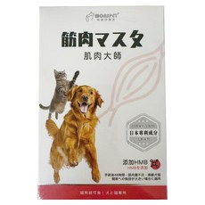 MOnSPET 毛孩好朋友 肌肉大師保健膠囊, 維護骨骼/關節, 30顆, 1盒