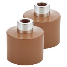 루네온 깔끔한 디퓨저 용기, 황토색, 2개, 120ml