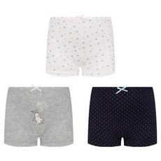 엠알키즈 여아용 모모 드로즈팬티 3종 세트