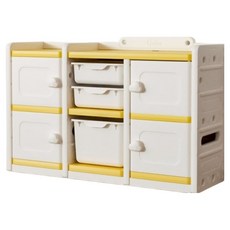 lilikoko 哩哩摳摳 2號收納架 組合3, 3層, 琥珀黃