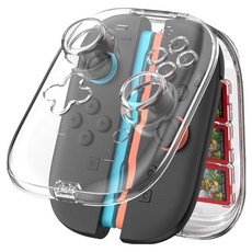 HOHOO Nintendo Switch 2 Joy-Con 透明硬殼 Case Box, 1個, 單一商品, 水晶