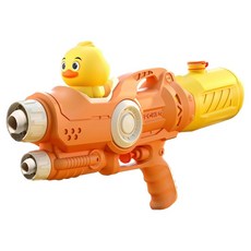 星辰玩具 可愛公仔雙噴嘴水槍, 1個, 鴨子