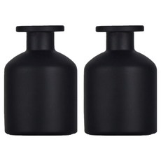 루네온 모던 디퓨저 용기, 무광 블랙, 2개, 100ml