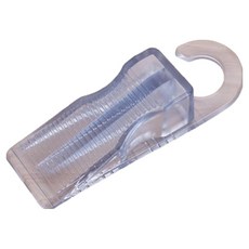 글로벌픽 디자인 실리콘 도어스토퍼 투명 13 x 4 cm, 1개